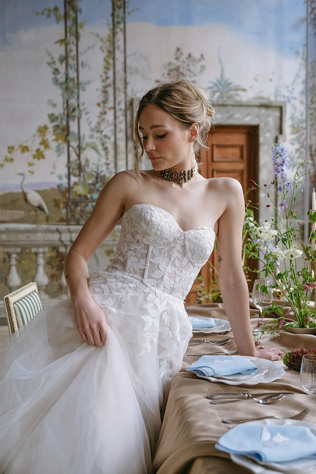 Salone d'Estate bridal editorial at Palazzo Chigi, Ariccia, near Rome (61)
