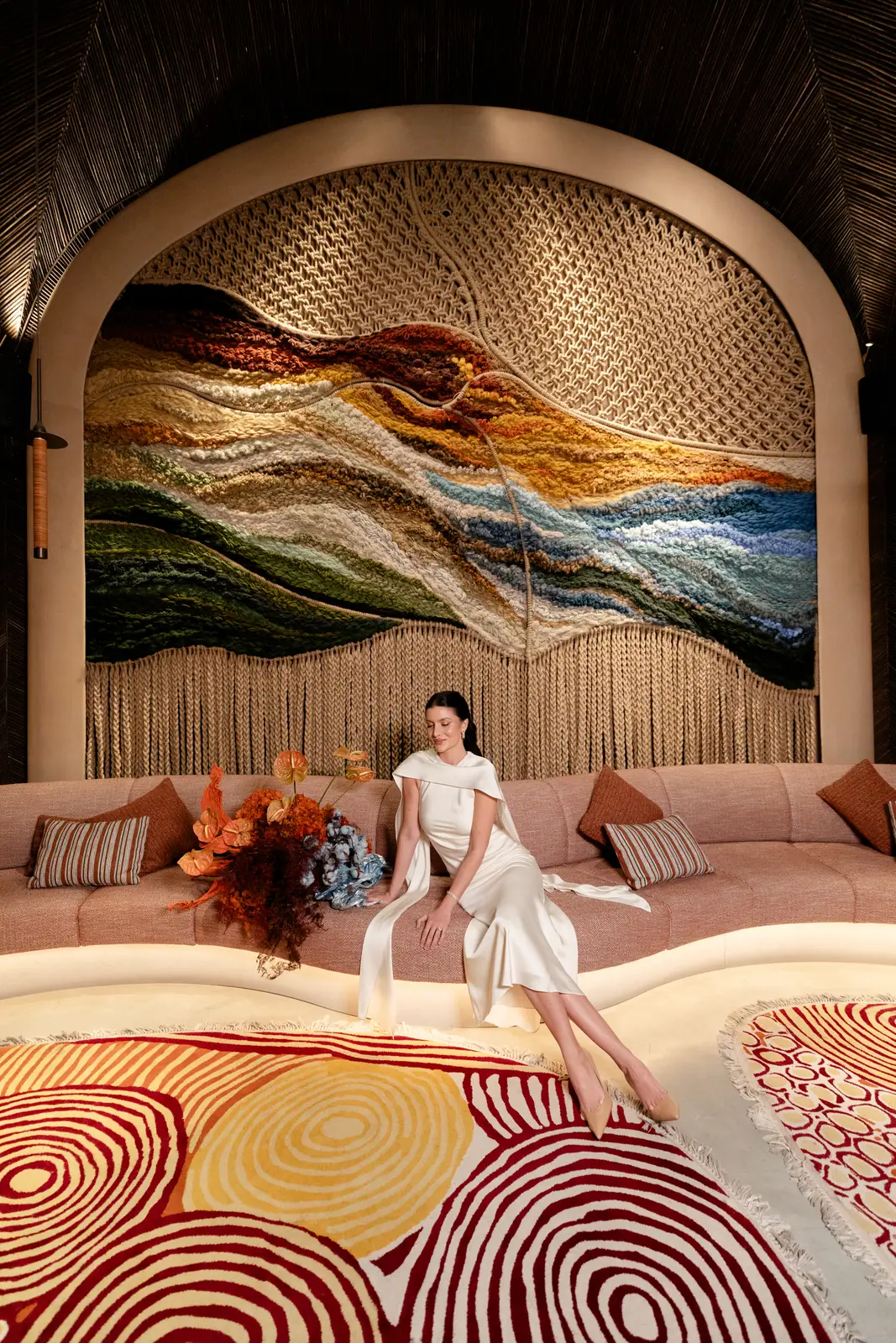 An Earthly Welcome at Sana Restaurant, Dubai — welcome dinner by Zahra Studio