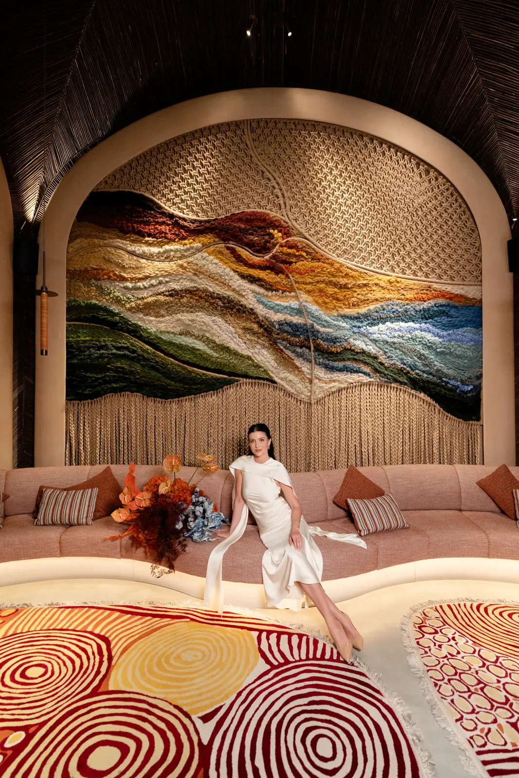 An Earthly Welcome at Sana Restaurant, Dubai — welcome dinner by Zahra Studio