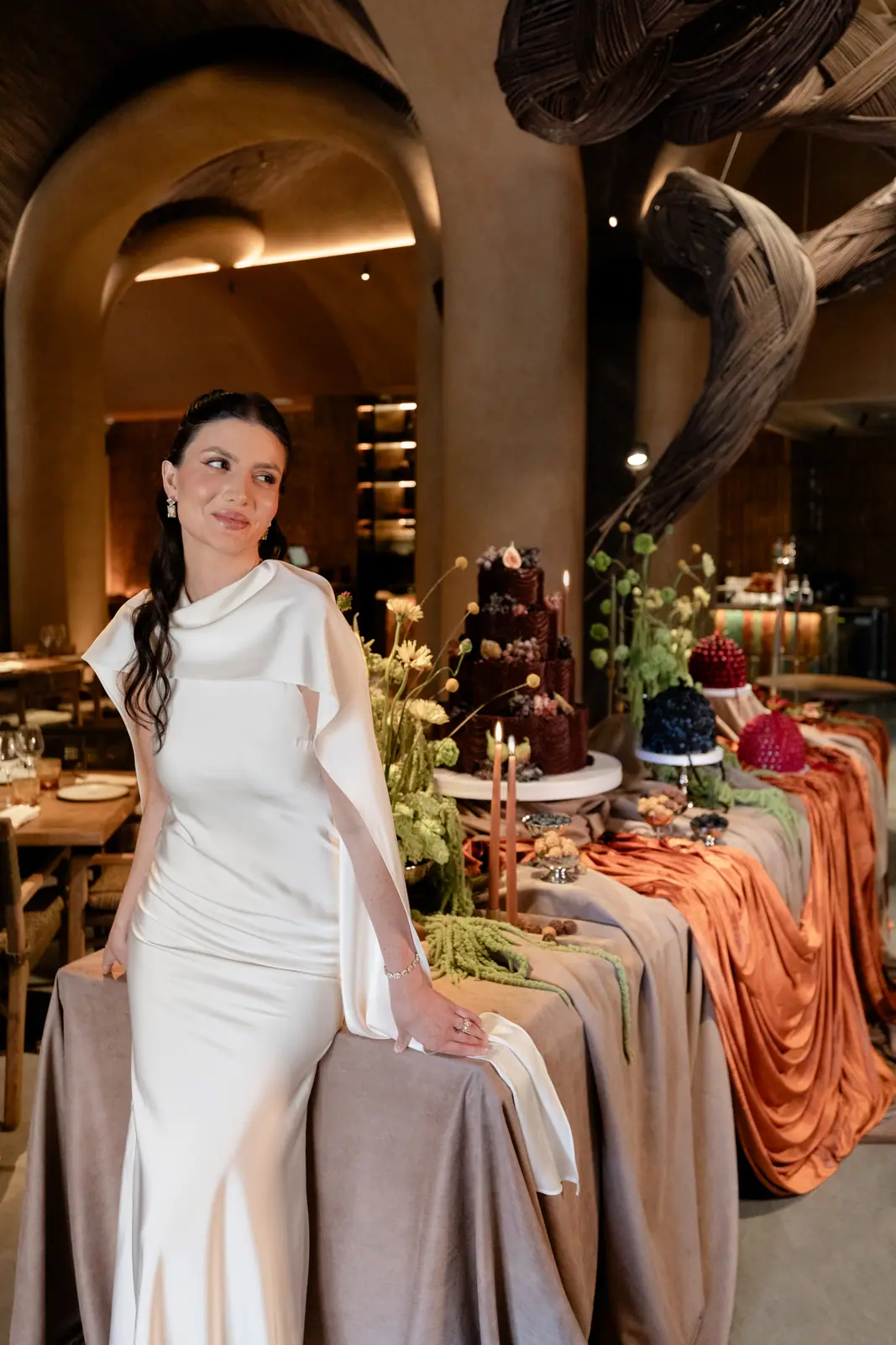 An Earthly Welcome at Sana Restaurant, Dubai — welcome dinner by Zahra Studio