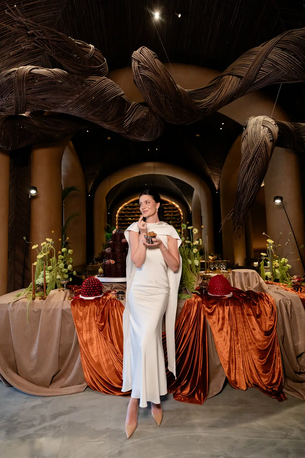 An Earthly Welcome at Sana Restaurant, Dubai — welcome dinner by Zahra Studio
