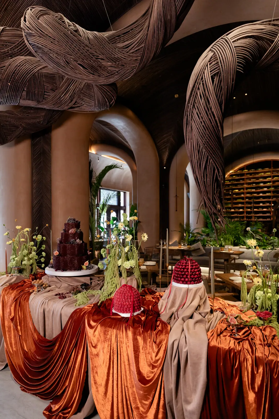 An Earthly Welcome at Sana Restaurant, Dubai — welcome dinner by Zahra Studio