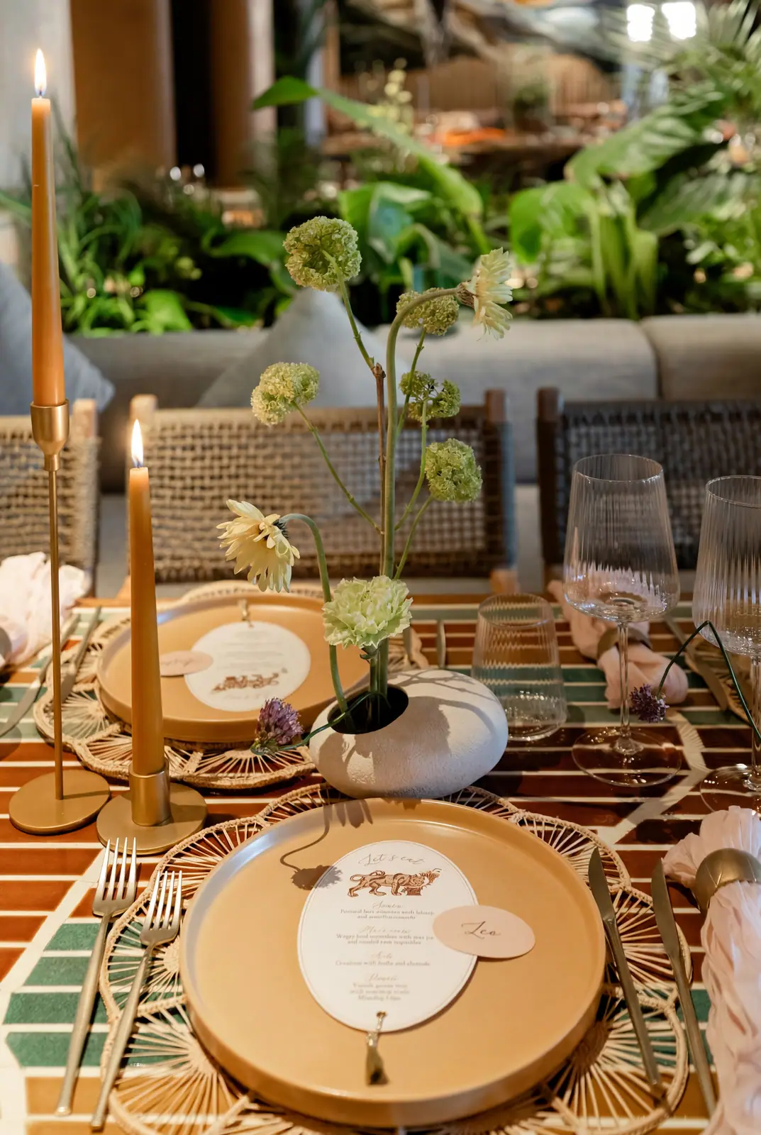 An Earthly Welcome at Sana Restaurant, Dubai — welcome dinner by Zahra Studio