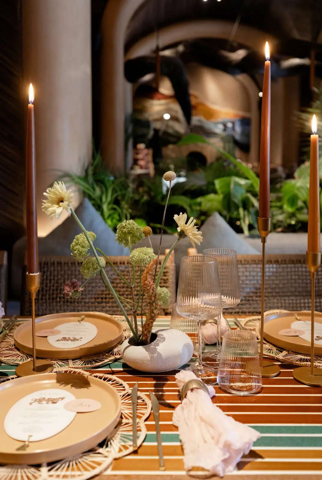 An Earthly Welcome at Sana Restaurant, Dubai — welcome dinner by Zahra Studio