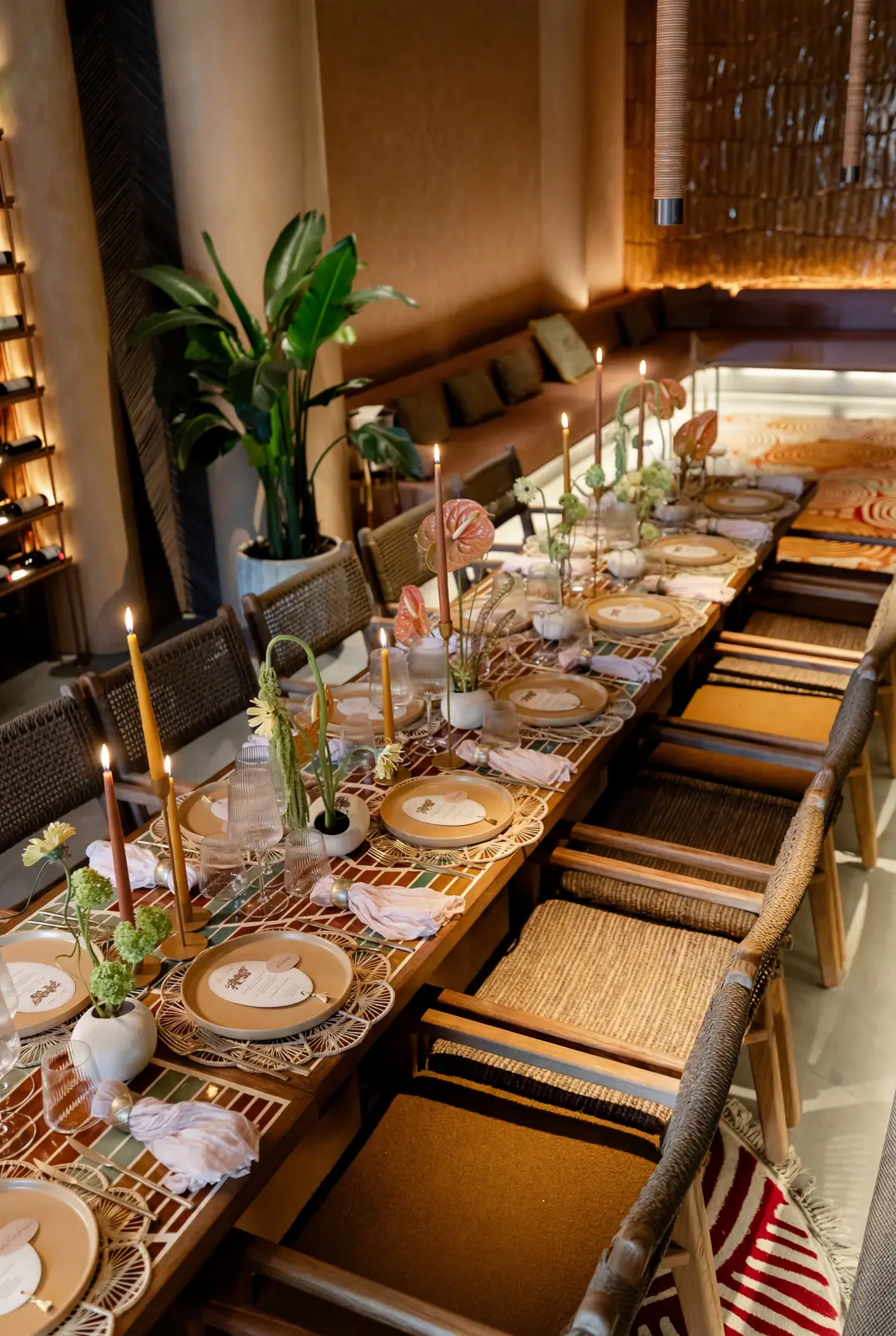 An Earthly Welcome at Sana Restaurant, Dubai — welcome dinner by Zahra Studio