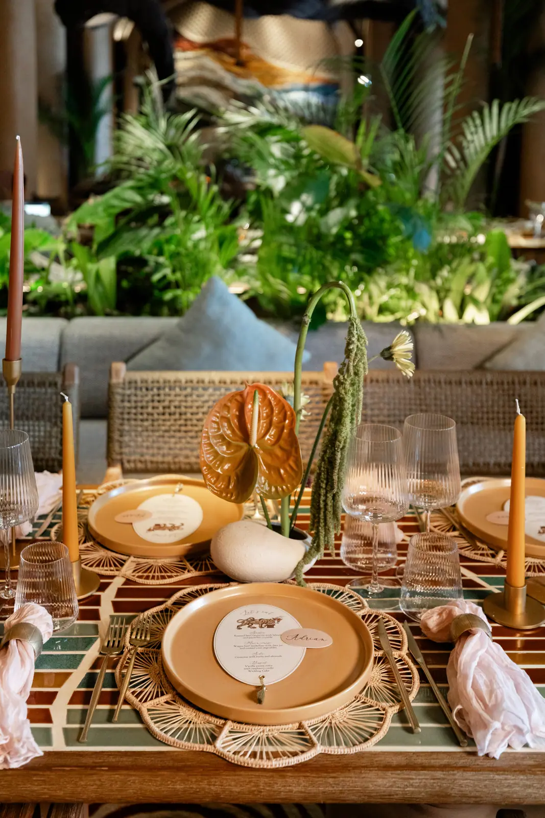 An Earthly Welcome at Sana Restaurant, Dubai — welcome dinner by Zahra Studio