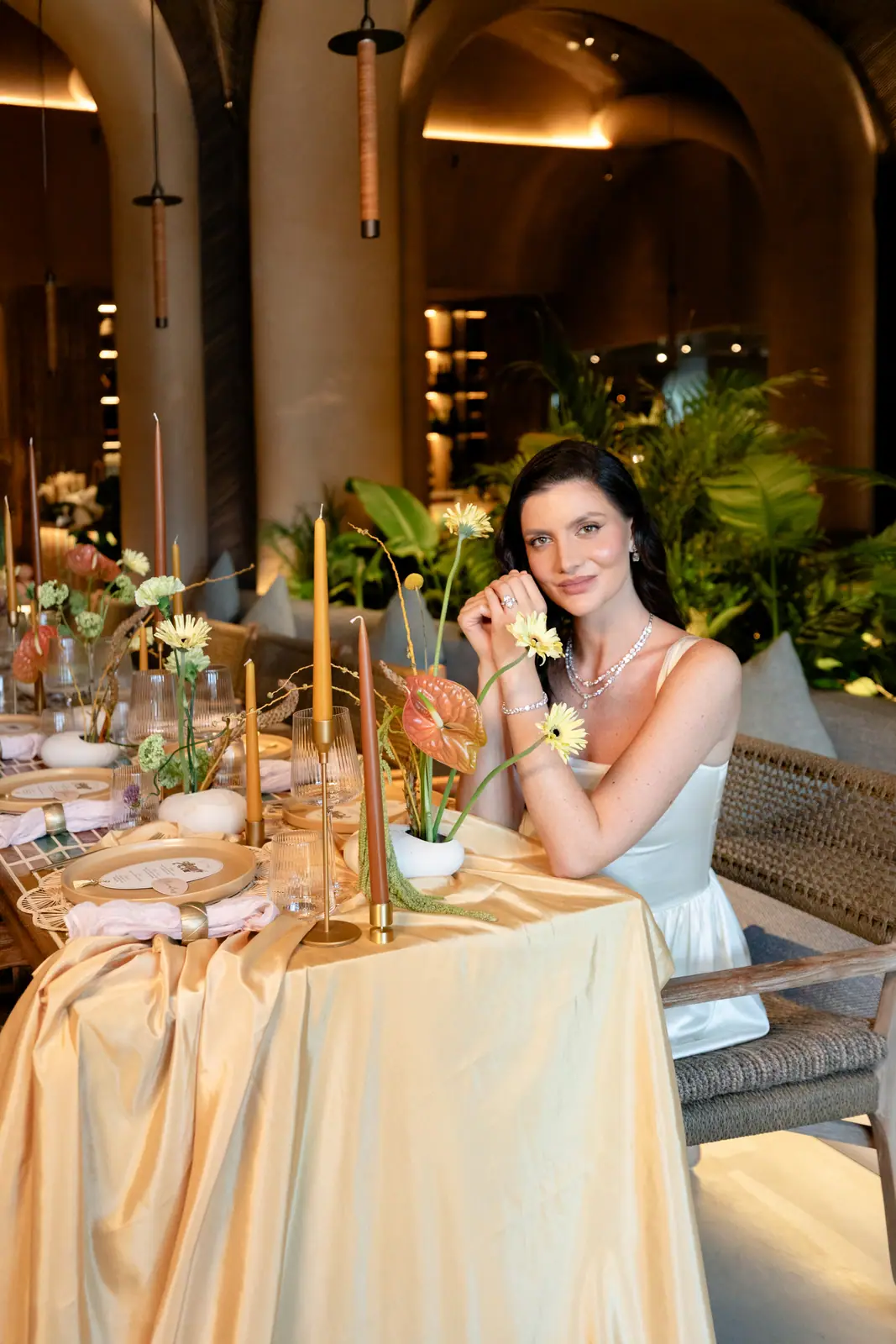 An Earthly Welcome at Sana Restaurant, Dubai — welcome dinner by Zahra Studio