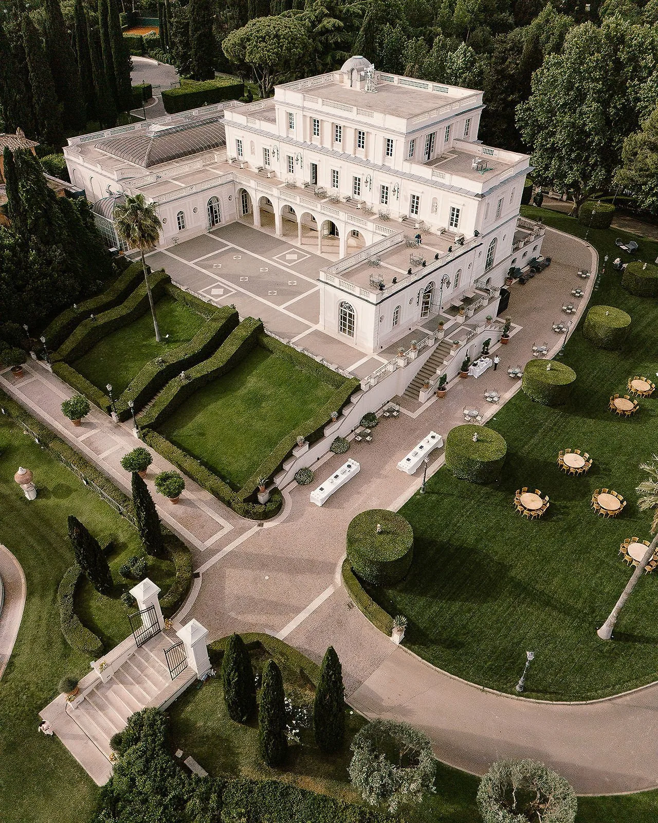 Villa Miani, Rome – wedding and floral design (1)